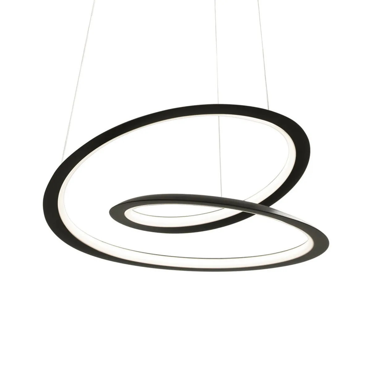Pendelleuchte Kepler - Schwarz - extrudiertes Aluminium - Designer Arihiro Miyake van Nemo Lighting – productfoto