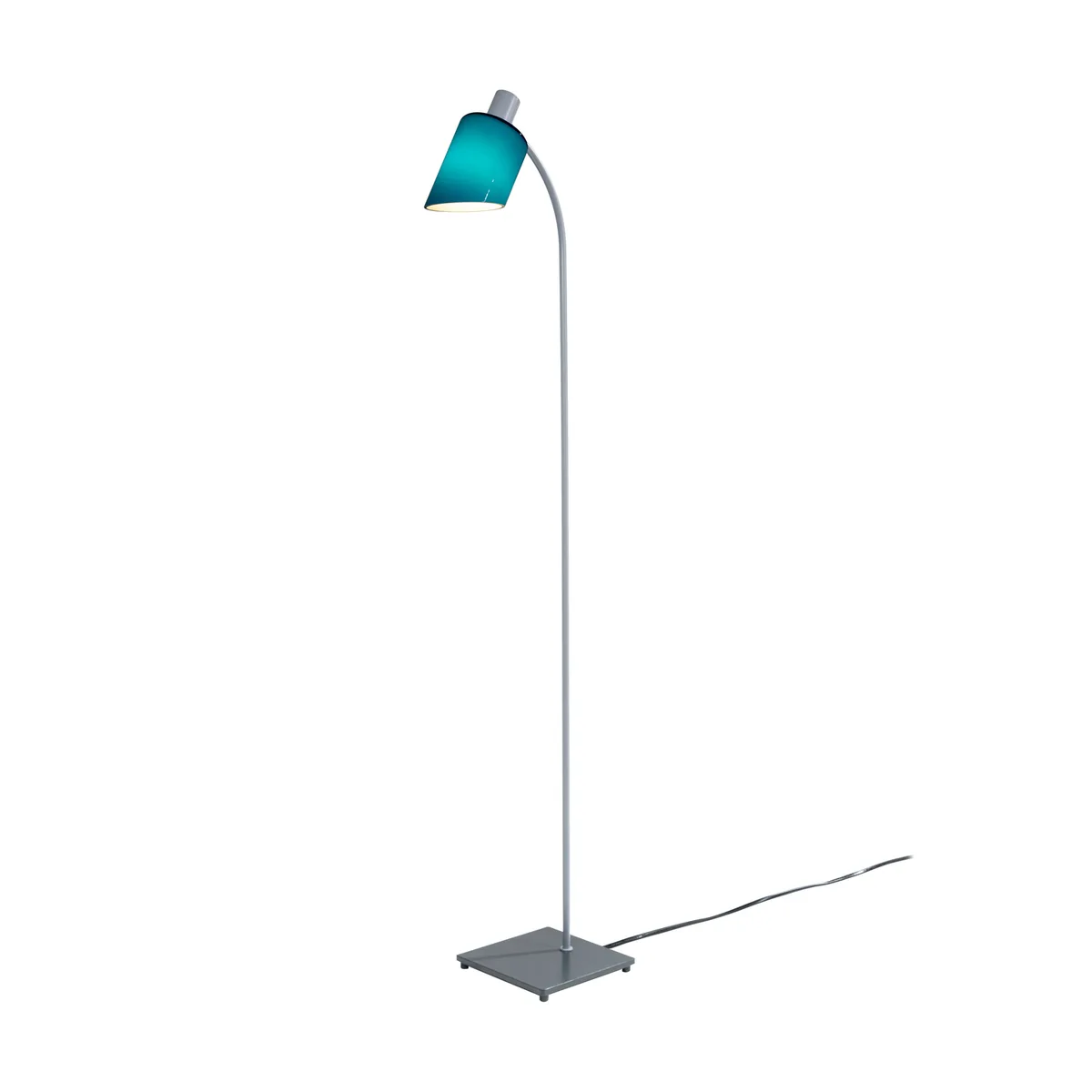 Stehleuchte La lampe de bureau - Blau - Stahl - Designer Charlotte Perriand fra Nemo Lighting – produktbillede