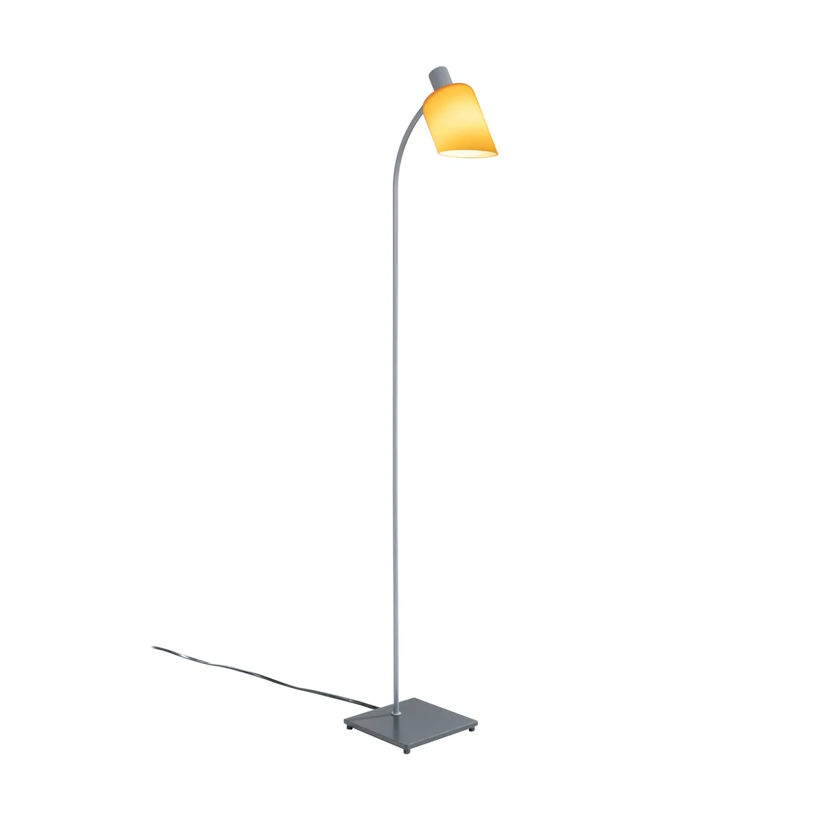 Stehleuchte La lampe de bureau - Gelb - Stahl - Designer Charlotte Perriand de Nemo Lighting – photo du produit