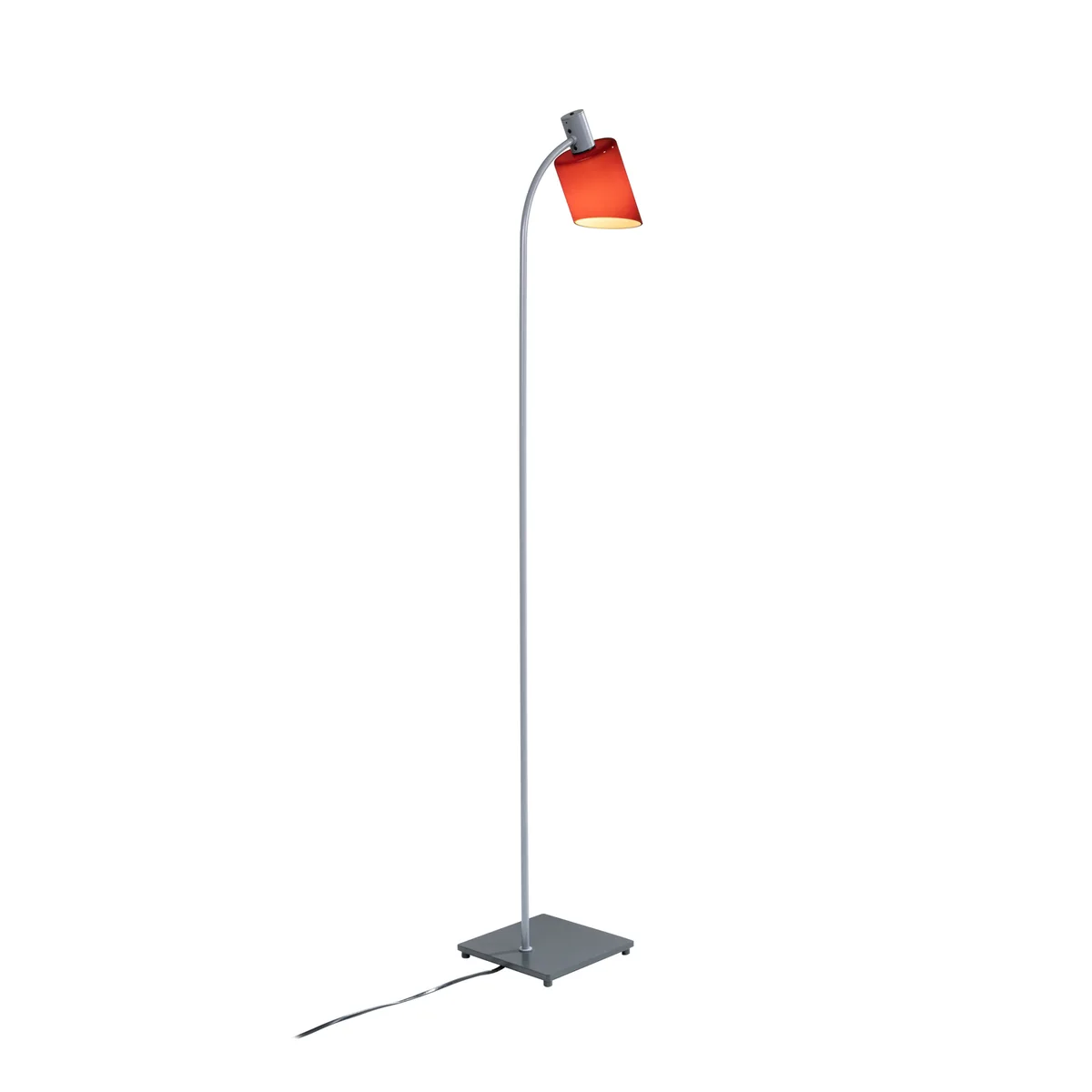 Stehleuchte La lampe de bureau - Rot - Stahl - Designer Charlotte Perriand von Nemo Lighting – Produktfoto