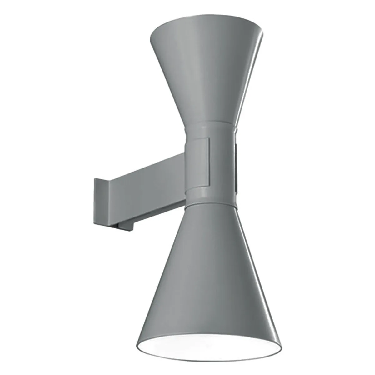 Wandleuchte Le Corbusier - Grau - Aluminium - Designer Le Corbusier de Nemo Lighting – photo du produit