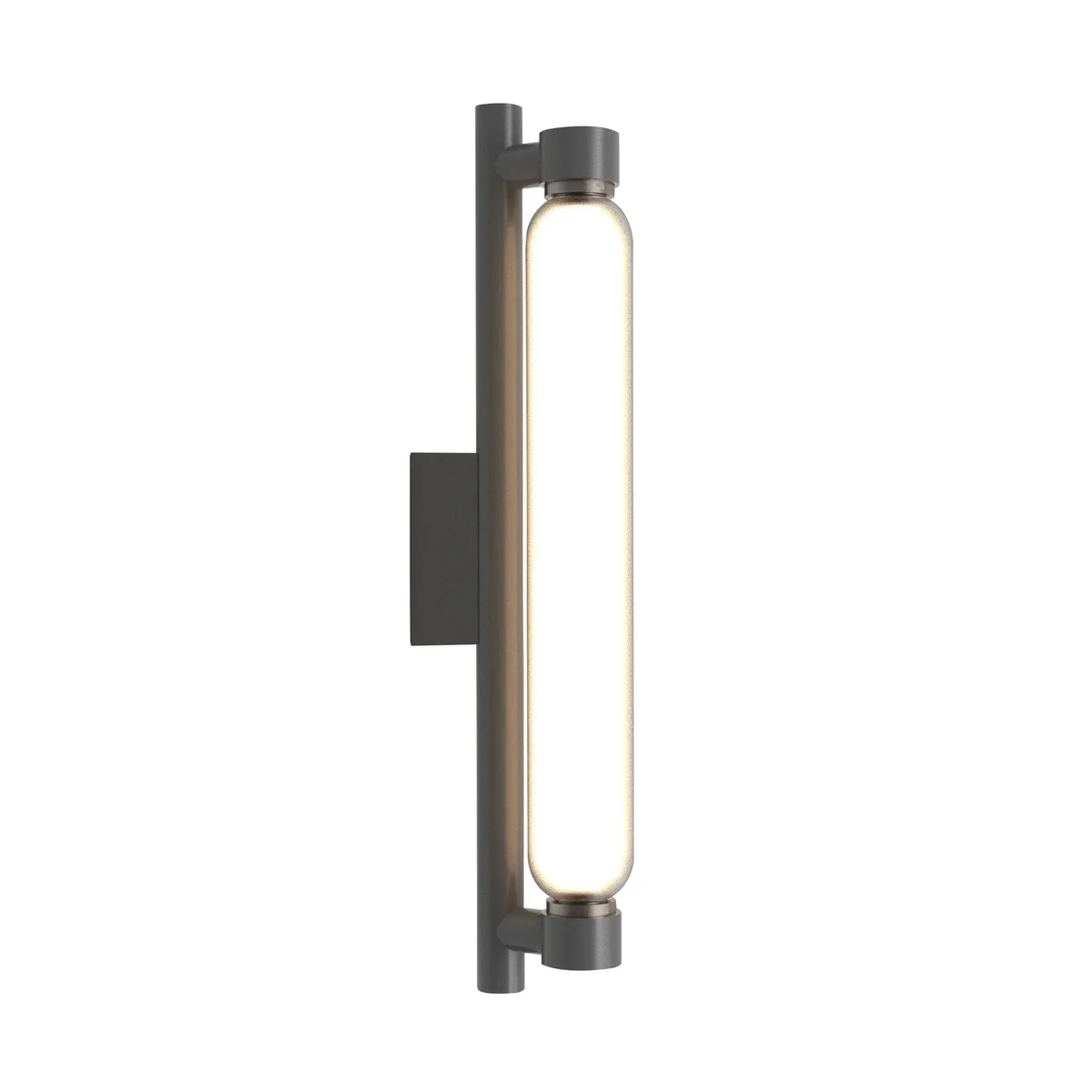 Wandleuchte Le Corbusier - Grau - bemaltes Aluminium - Designer Le Corbusier de Nemo Lighting – photo du produit