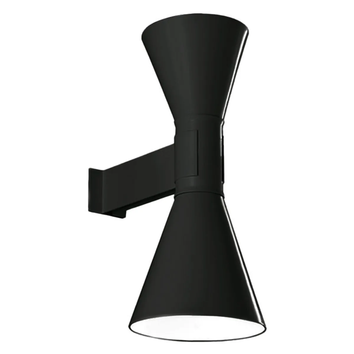 Wandleuchte Le Corbusier - Schwarz - Aluminium - Designer Le Corbusier de Nemo Lighting – photo du produit