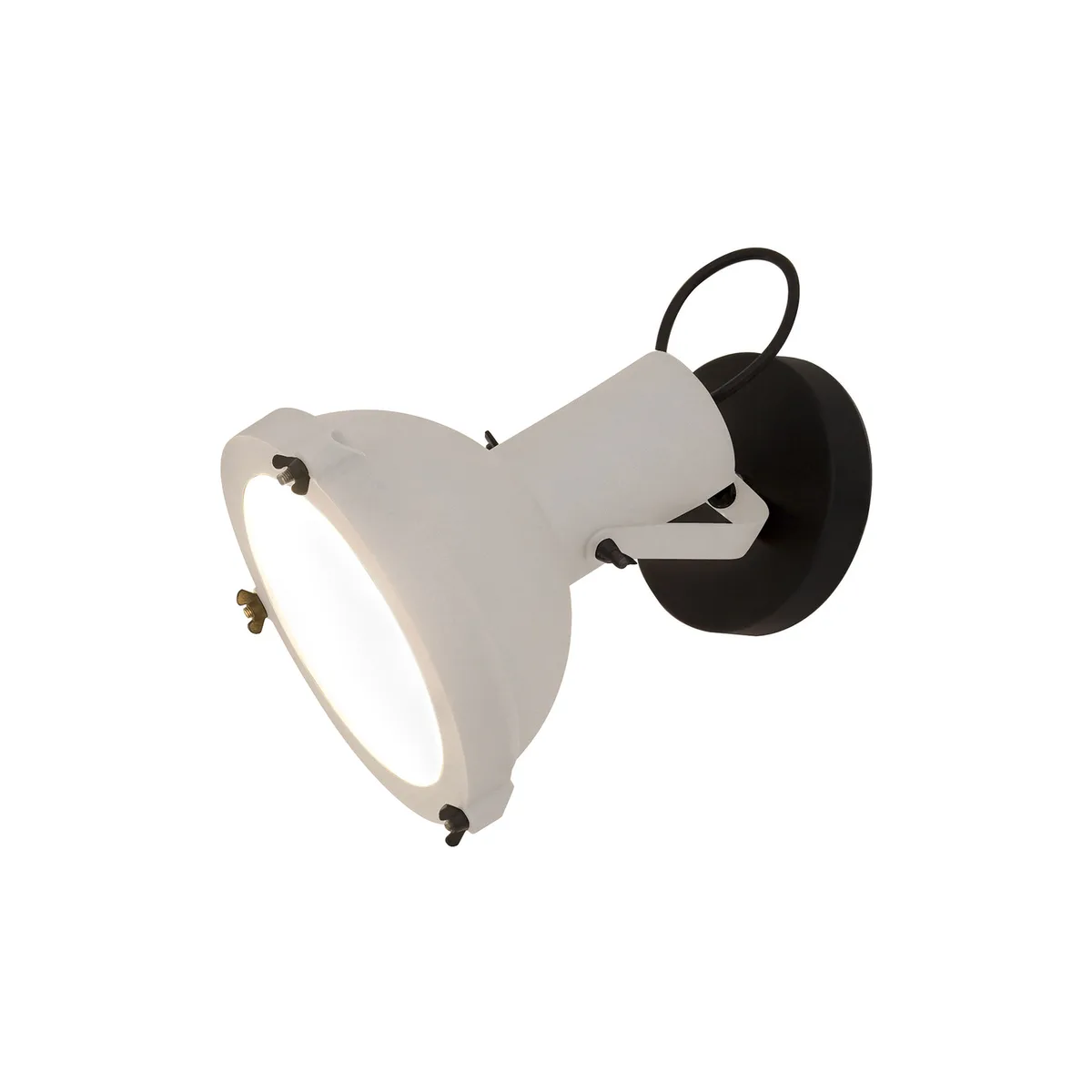 Wandleuchte Le Corbusier - Weiß - Mattglas - Designer Le Corbusier de Nemo Lighting – photo du produit
