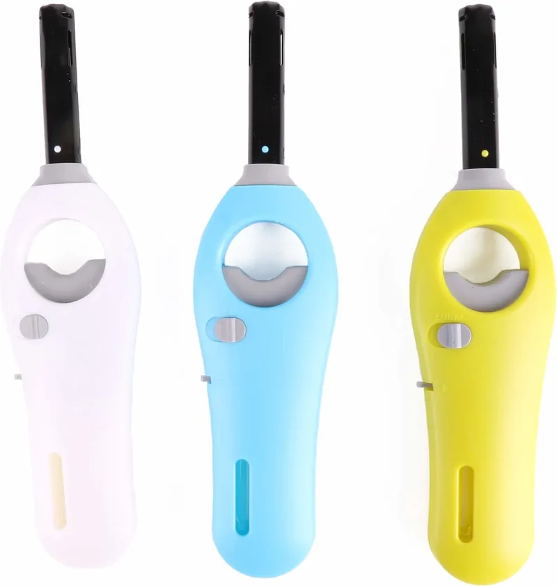 Benson Navulbare aansteker BBQ - verstelbare vlam - kinderslot - 18.5 cm van NOLA in Meerkleurig – productfoto