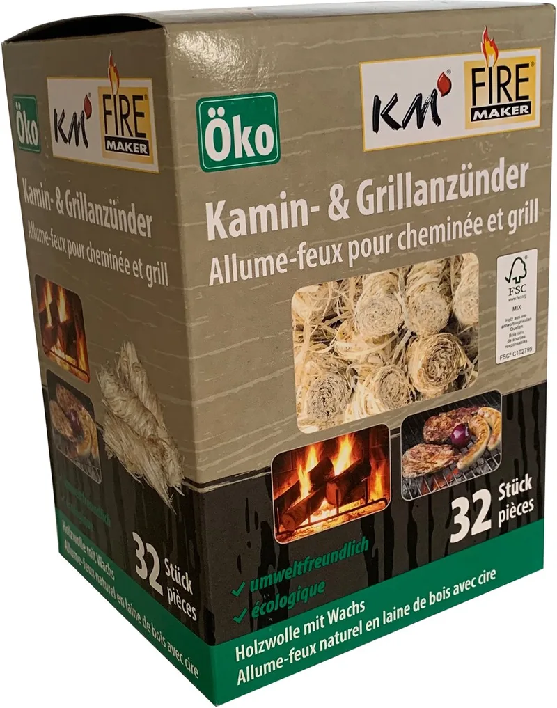 Houtswol + Wax Set 32 Km 145 van NOLA in Lichtbruin – productfoto