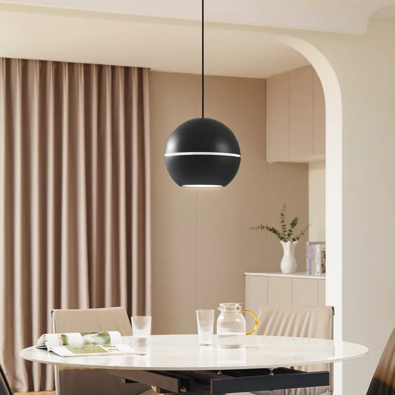 Lush hanglamp, zwart, Ø 30 cm, aluminium, E27 by NOLA – product photo