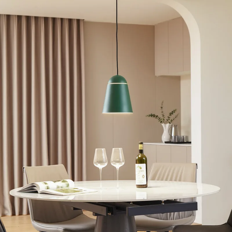 Montes hanglamp, groen, Ø 20 cm, aluminium by NOLA – product photo