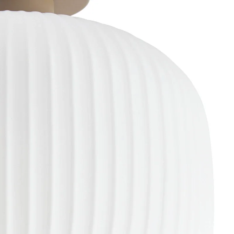 plafondlamp Evey, Ø 25 cm, wit/beige, glas fra NOLA i Hvid, Beige – produktbillede 5 af 5