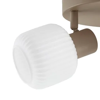 plafondspot Evey, Ø 37 cm, 3-lamps, wit/beige, glas by NOLA in White, Beige – product photo 5 of 5