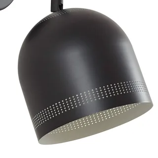 wandlamp Oura, zwart, stekker, verstelbaar, ijzer by NOLA in Zwart mat, White – product photo 5 of 5