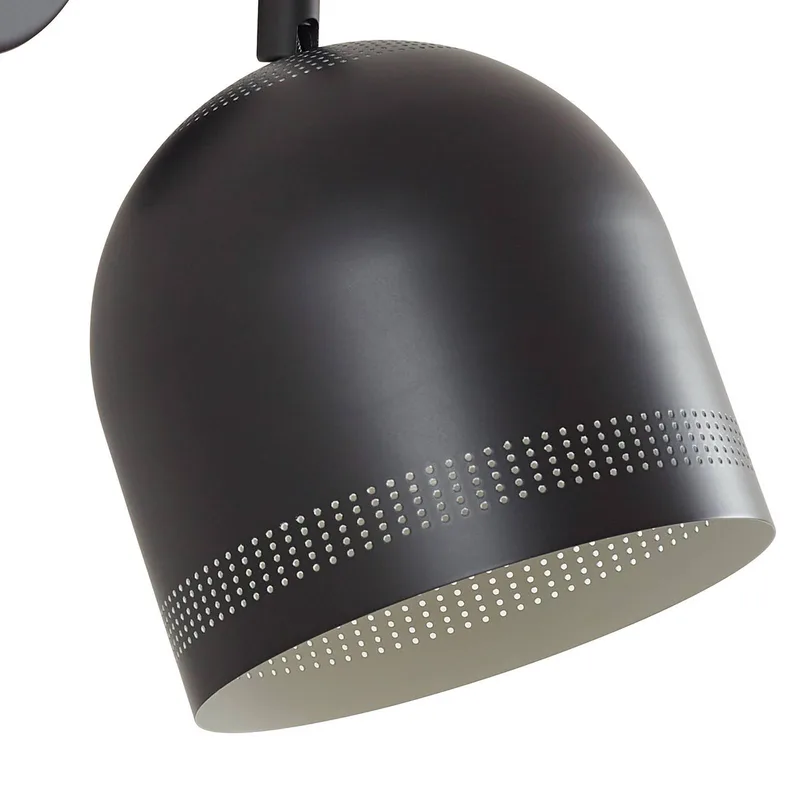 wandlamp Oura, zwart, stekker, verstelbaar, ijzer by NOLA in Zwart mat, White – product photo 5 of 5