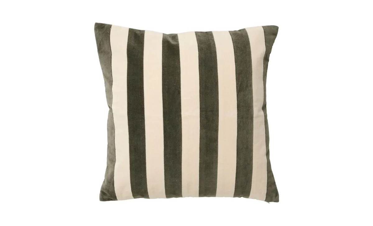 ALHENA Kuddfodral 48x48 Ivory/Grön från Nordal – produktbild