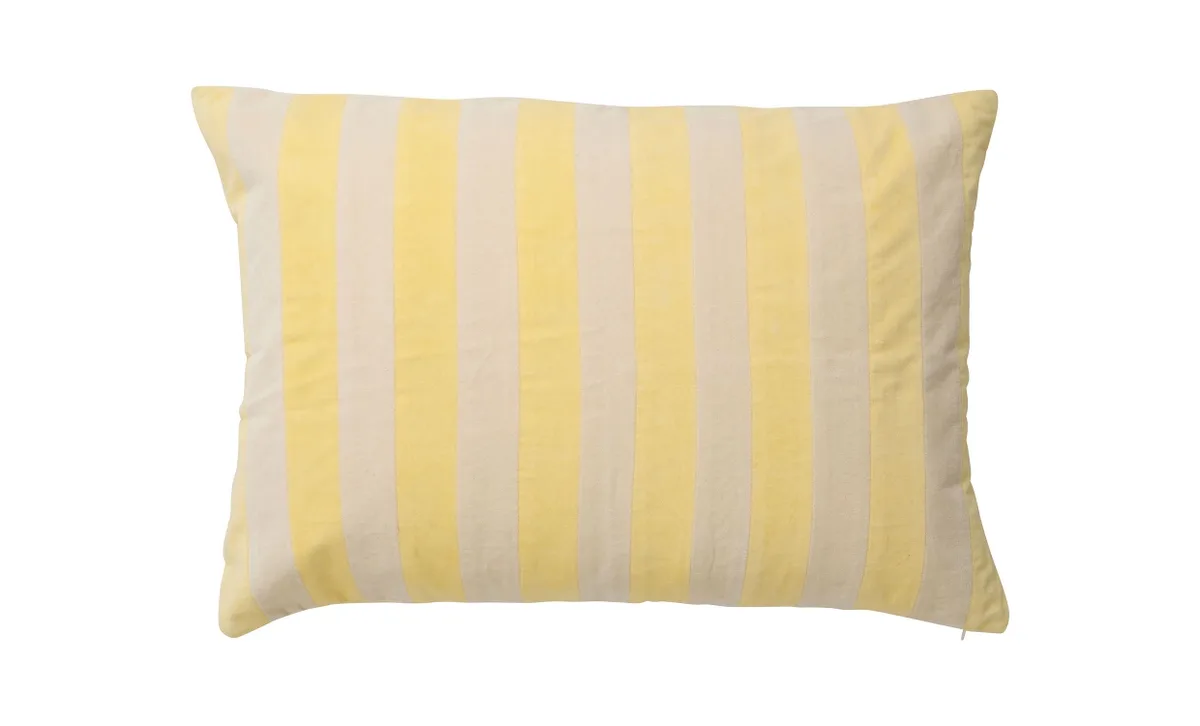 ALHENA Kuddfodral 48x68 Ivory/Gul från Nordal – produktbild