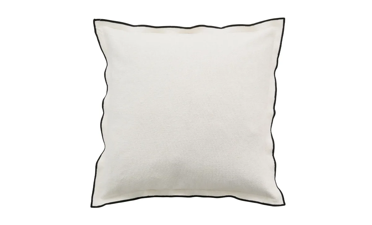 ALTAIR Kuddfodral 48x48 Ivory/Svart från Nordal – produktbild