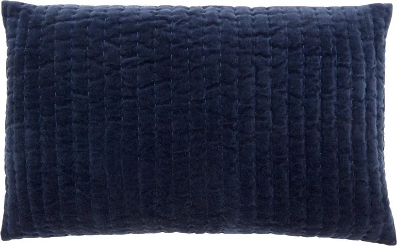 Castor kussen incl vulling - donkerblauw van Nordal in Blauw – productfoto