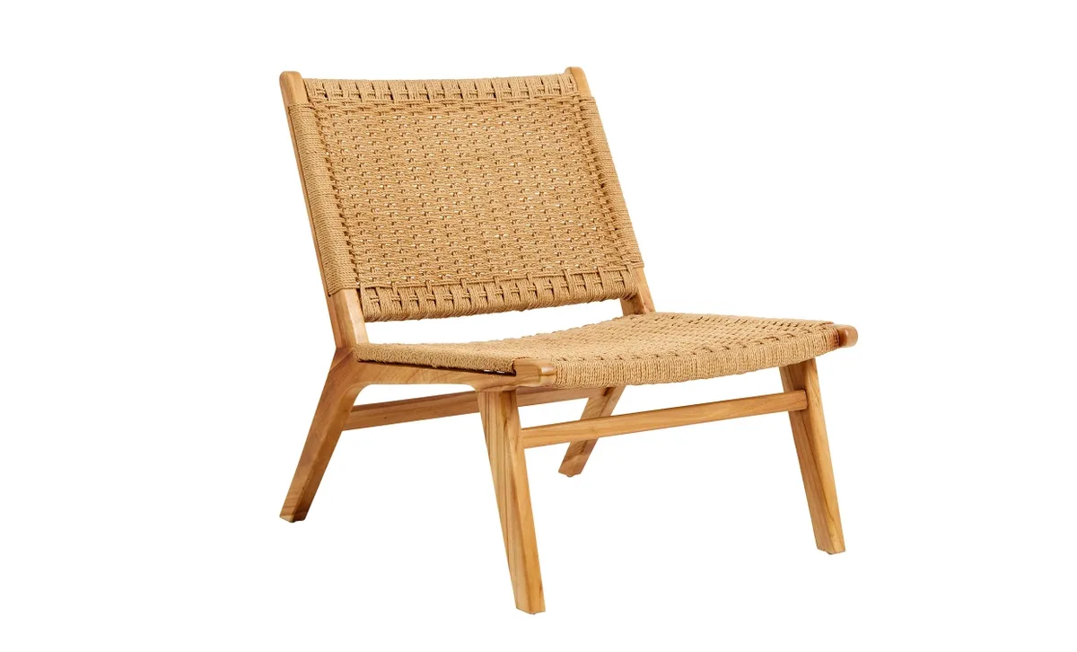 Club loungestoel - teak van Nordal – productfoto