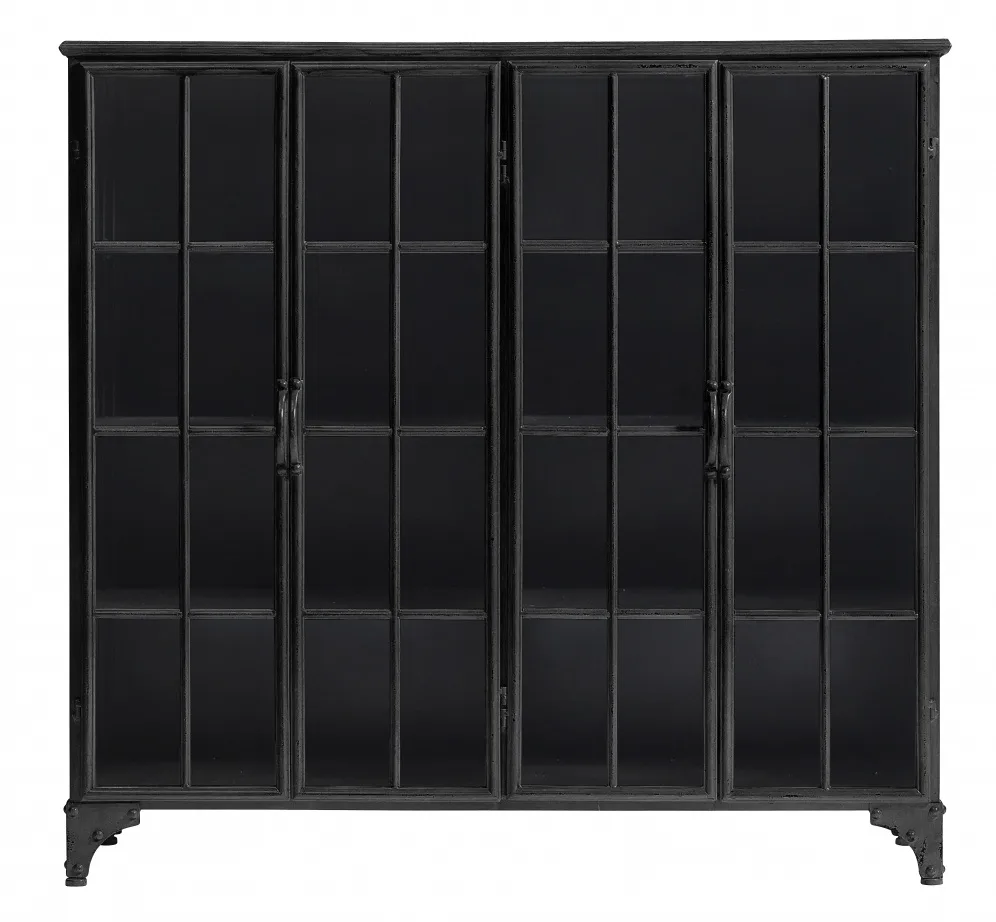 Downtown ijzeren kast - zwart by Nordal – product photo