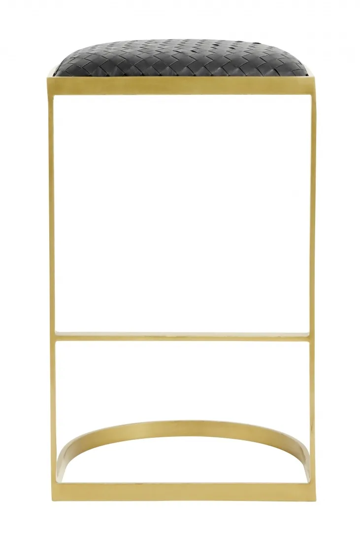 EA barstoel - zwart/goud van Nordal – productfoto