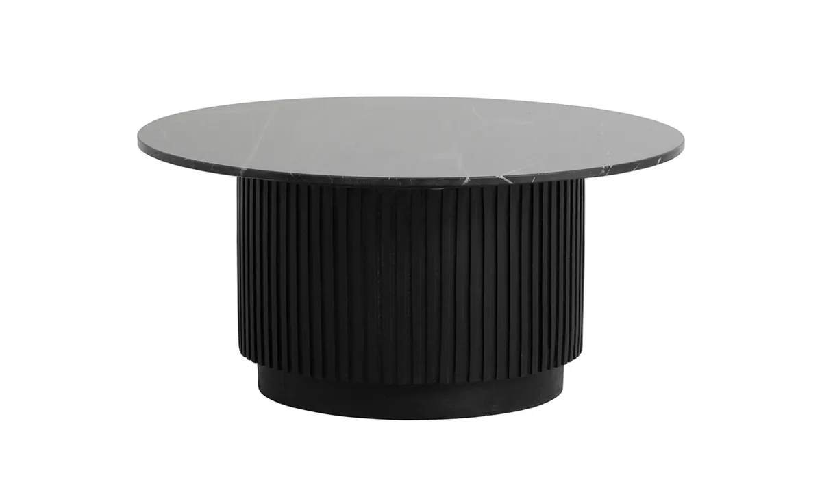Erie salontafel - zwart Ø90cm van Nordal – productfoto