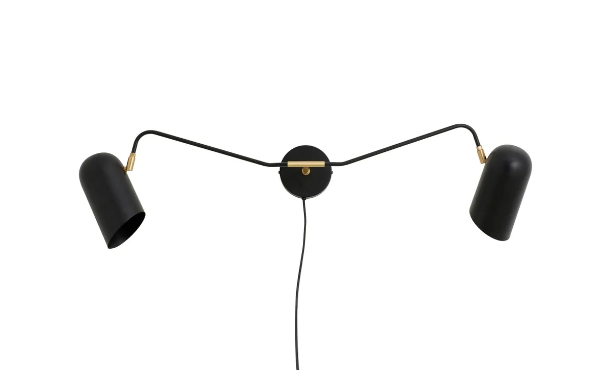 ERIS Vägglampa Svart von Nordal – Produktfoto