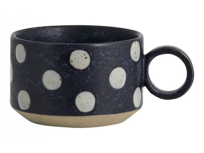 Grainy thee mokken donkerblauw/zand - set van 4 stuks von Nordal – Produktfoto