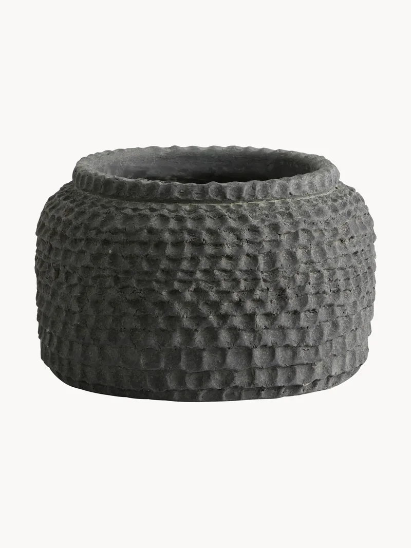 Handbeschilderde plantenpot Aoba van beton by Nordal – product photo