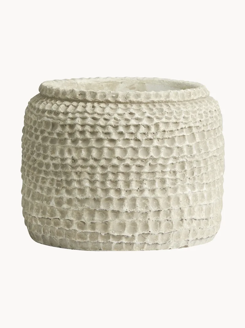 Handbeschilderde plantenpot Aoba van beton by Nordal – product photo