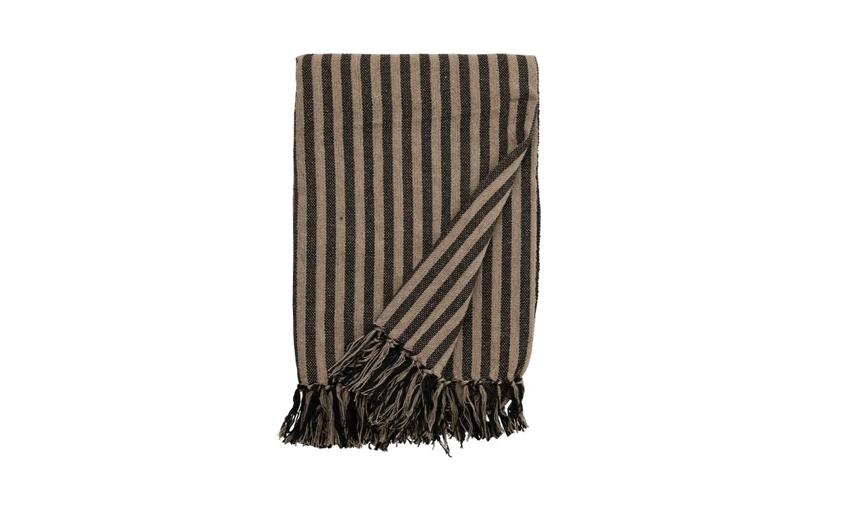 NOX Pläd 150x125 Brun/Svart från Nordal – produktbild