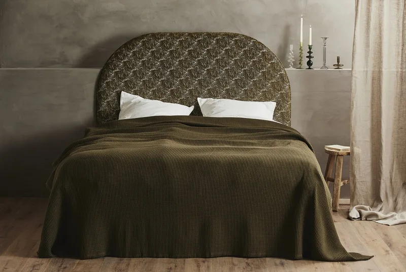 Plaid Alvik donkergroen 260 x 260 by Nordal in Donker groen – product photo