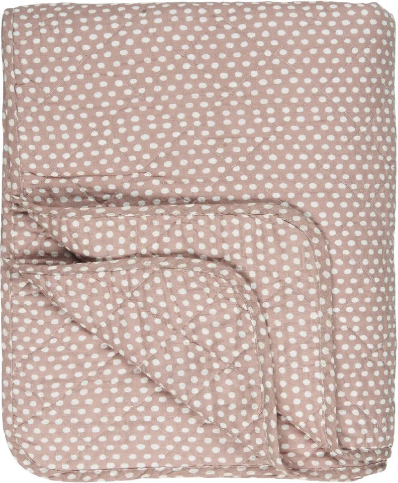 Plaid Kalmar lichtroze 130 x 180 de Nordal en Roze – photo du produit