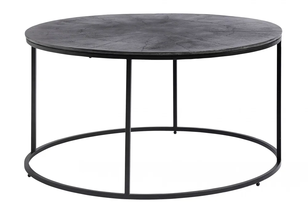 Salontafel rond - zwart van Nordal – productfoto