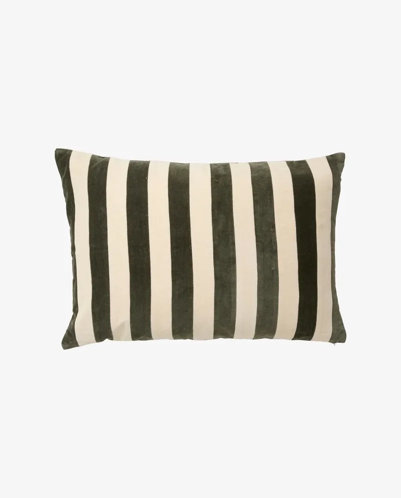 Sierkussen Alhena, ivory/green, 48X68 de Nordal en Ivoor/groen – photo du produit