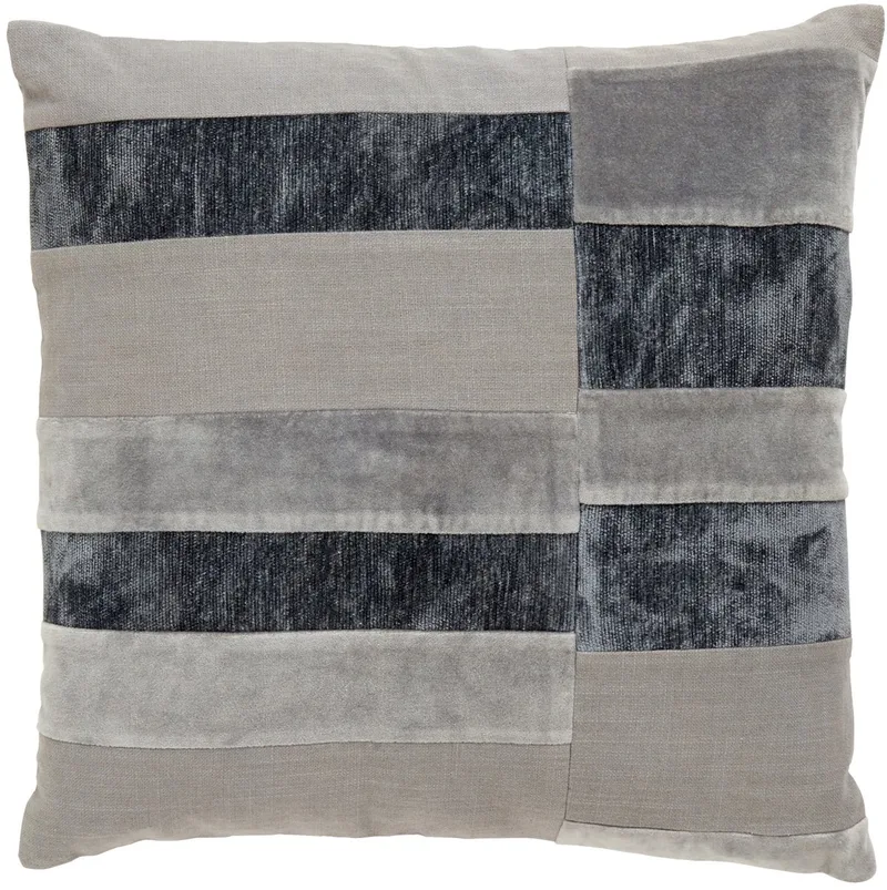 Sierkussen hoes Capella 50 x 50 cm voorzien van rits van Nordal in Grijs – productfoto