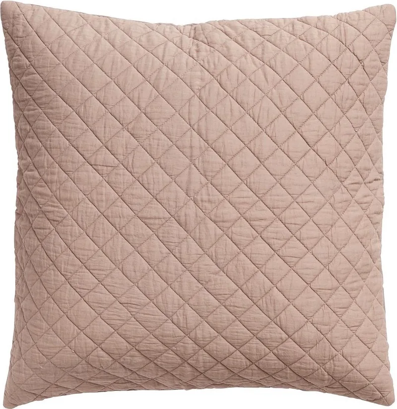 Sierkussen Hoes Vallby 50 x 50 cm voorzien van rits von Nordal in Beige – Produktfoto