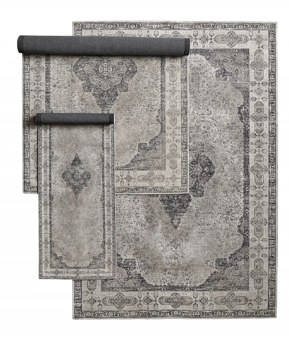 Venus geweven vloerkleed - grijs 200x290 by Nordal – product photo