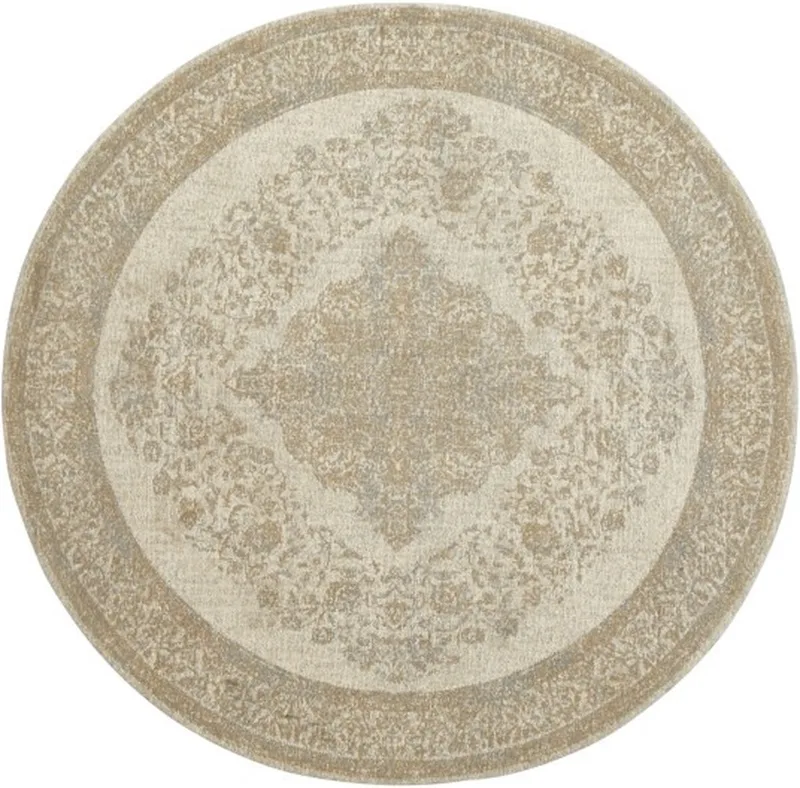 Vloerkleed Boda zand/beige 140 Ø by Nordal in Zand – product photo