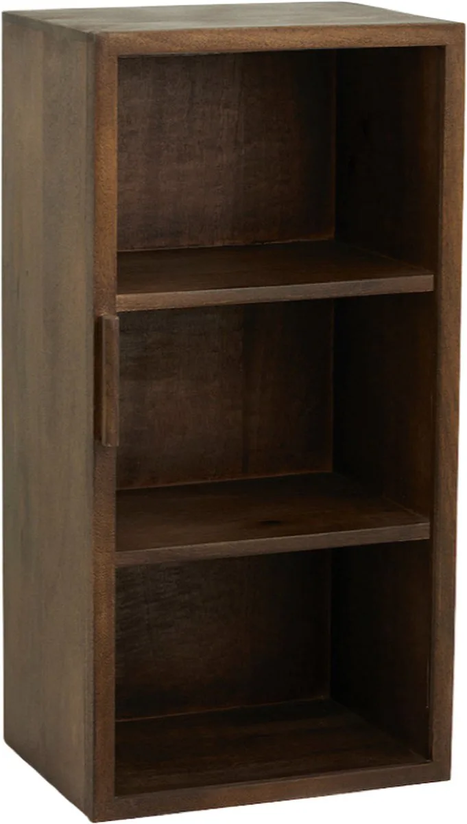 Wandkastje Nango mangohout met 1 deur 30 x 22 x 60cm van Nordal in Bruin – productfoto