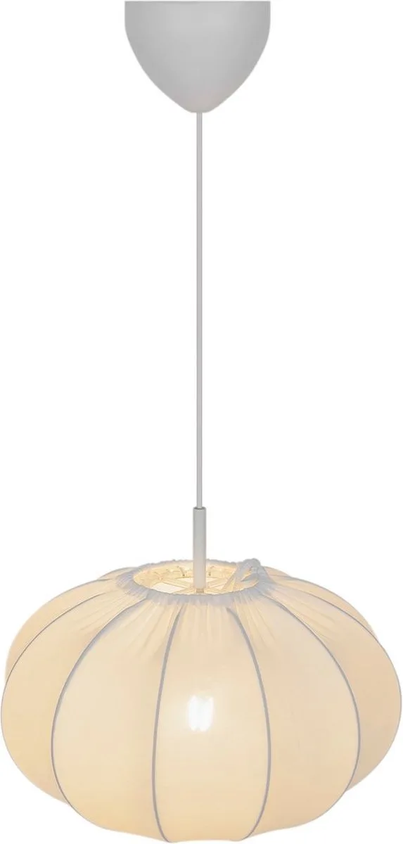Aeron 40-hanglamp-E27-textiel-wit van Nordlux in Wit – productfoto