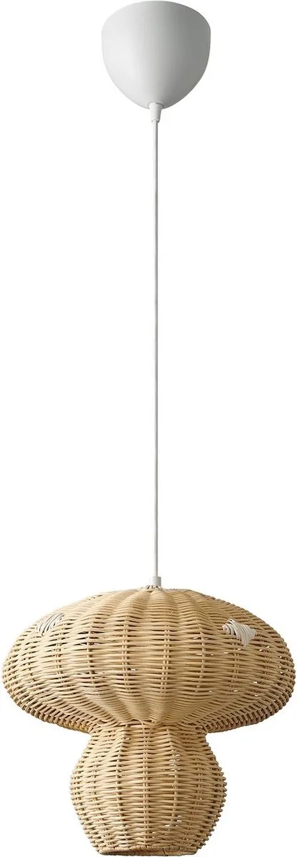 Allie-hanglamp-E27-rotan van Nordlux in Natuur (Bruin) – productfoto
