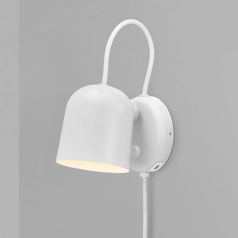 Angle Wandlamp White/Telegray - DFTP DFTP by Nordlux - Woonkamer - Modern - Metaal - 1 lamp fra Nordlux – produktbillede