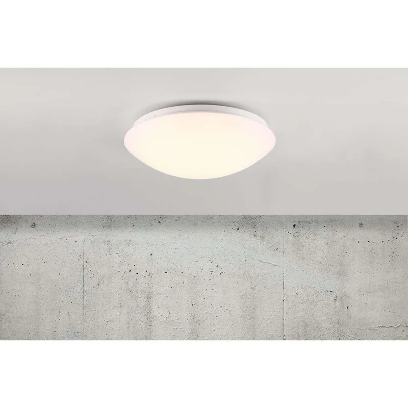 Ask 28 LED Plafondlamp IP44 White - Nordlux - Woonkamer - Kunststof by Nordlux – product photo