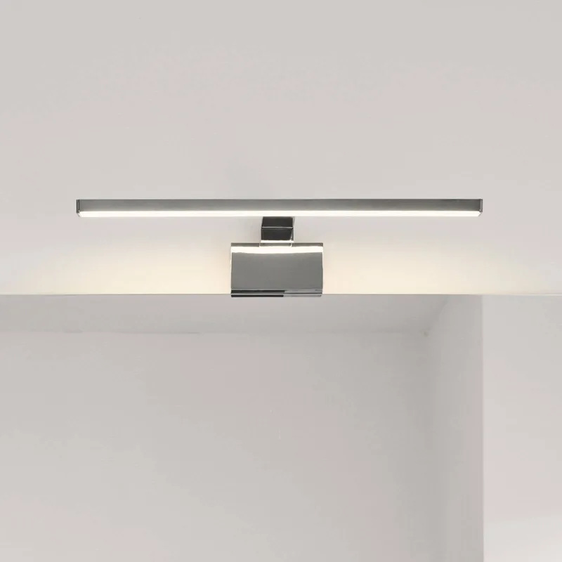 Badkamer wandlamp Marlee, metaal, chroom afwerking, 50 cm, 3.000K van Nordlux in Glanzend chroom – productfoto