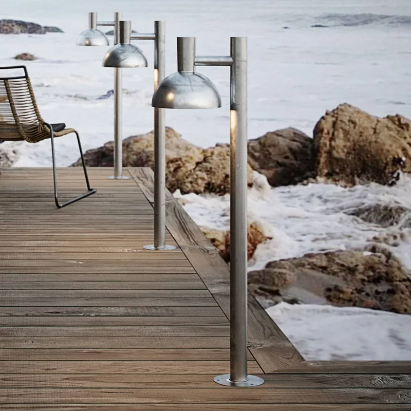 Buitenpadverlichting Arki zeewaterbestendig by Nordlux in Chroom – product photo