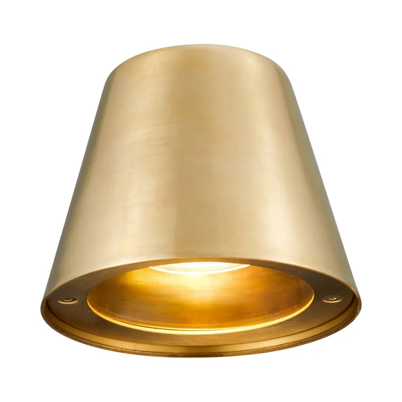 Buitenwandlamp Aleria, 1 x GU10, zeewaterbestendig van Nordlux in Messing – productfoto