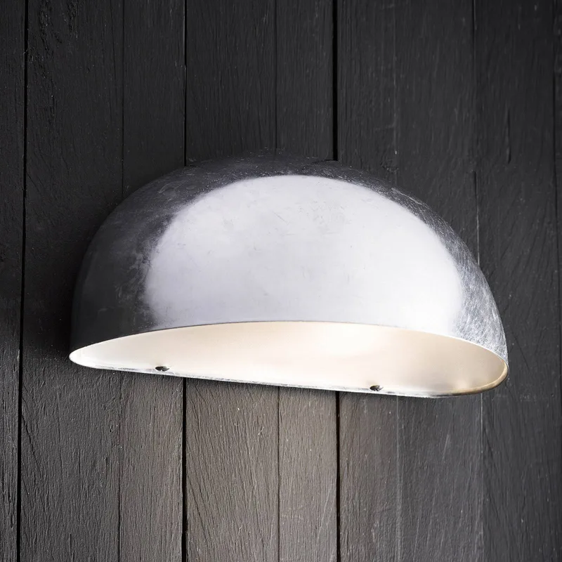 Buitenwandlamp Bergen, staal von Nordlux in Gegalvaniseerd staal – Produktfoto