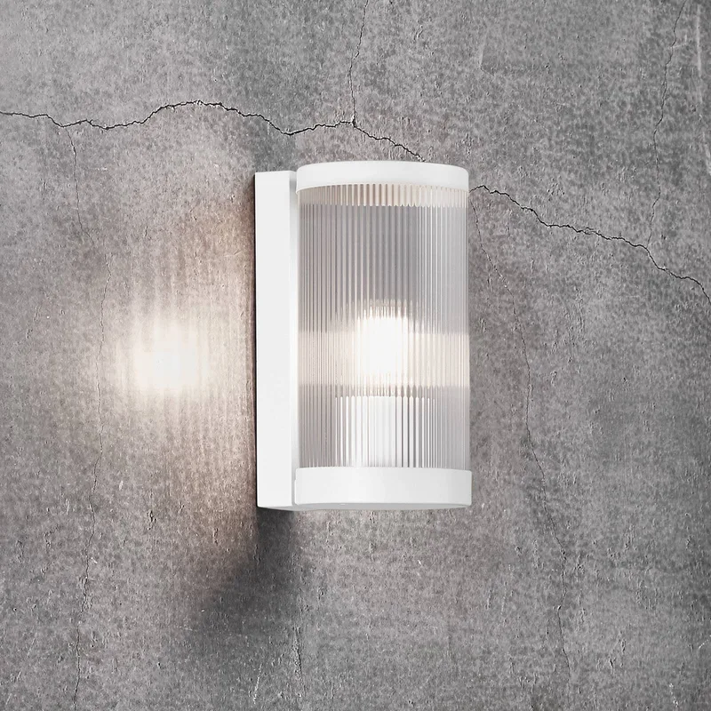Buitenwandlamp Coupar, wit von Nordlux in Wit, transparant – Produktfoto
