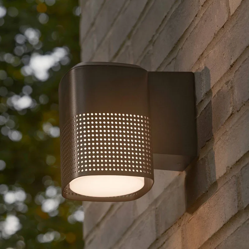 Buitenwandlamp Sidara Seaside, IP54, E27 von Nordlux in Zwart – Produktfoto