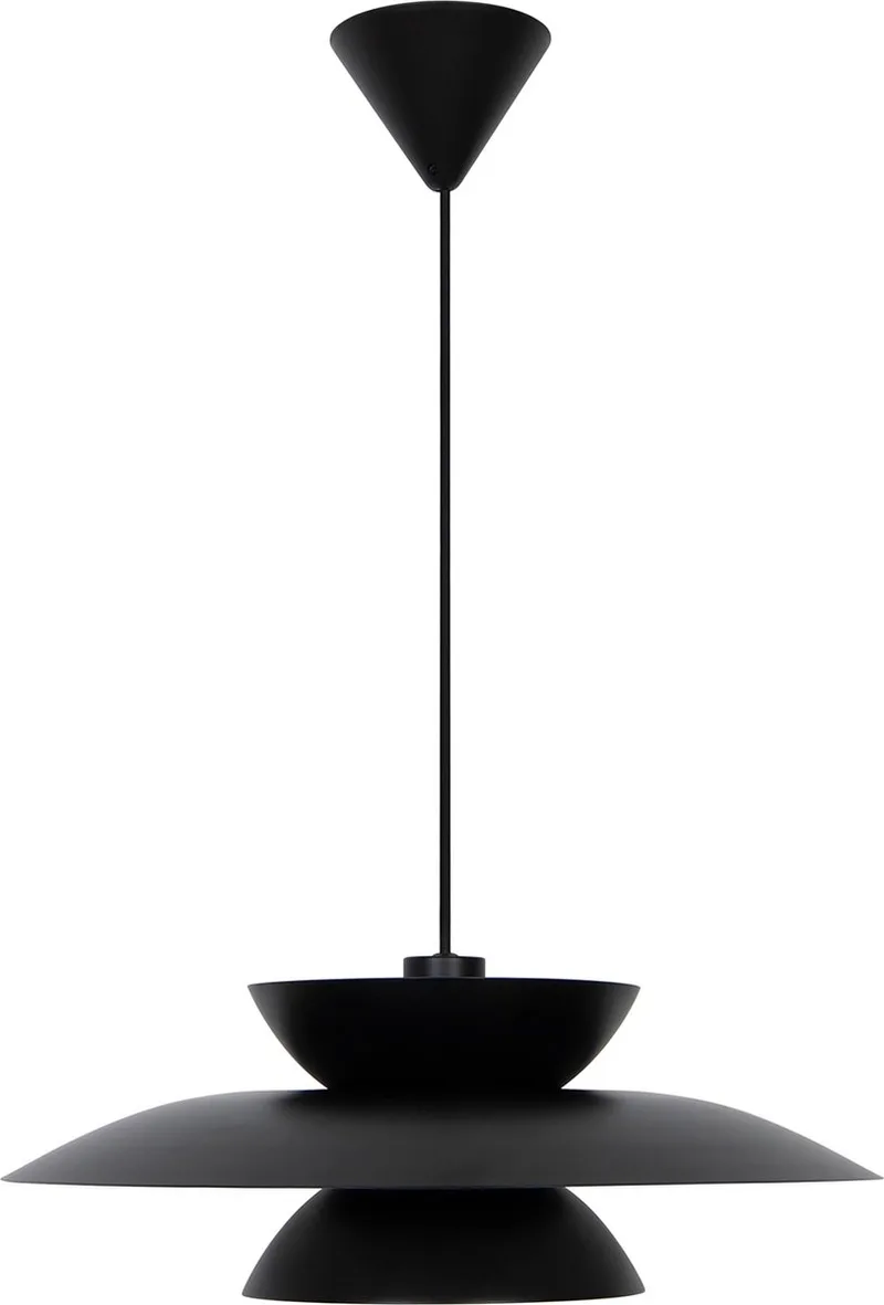 Carmen 45-hanglamp-E27-zwart by Nordlux in Zwart – product photo