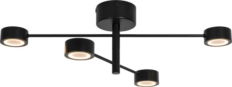 Clyde Flex 4 rail-spot-Moodmaker™ 3 step dimmable-zwart by Nordlux in Zwart – product photo